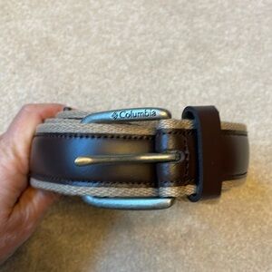 Columbia Brown and Tan belt